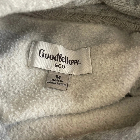 Men’s Goodfellow gray hoodie medium - Picture 3 of 3